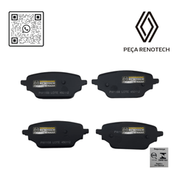 440604876R PASTILHA DE FREIO TRAS. KANGOO ELETRICA RN 04876R -X